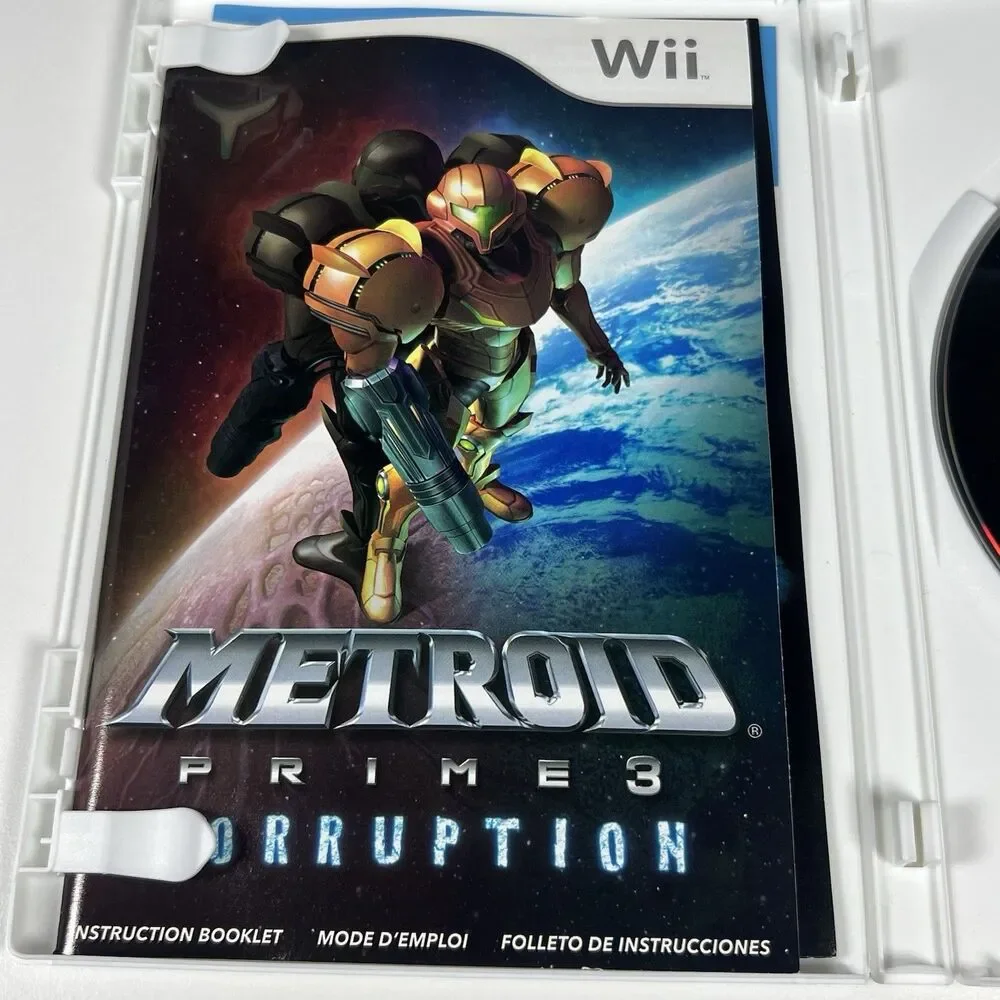 Metroid Prime 3 Corruption (Nintendo Wii) Complete* Tested*